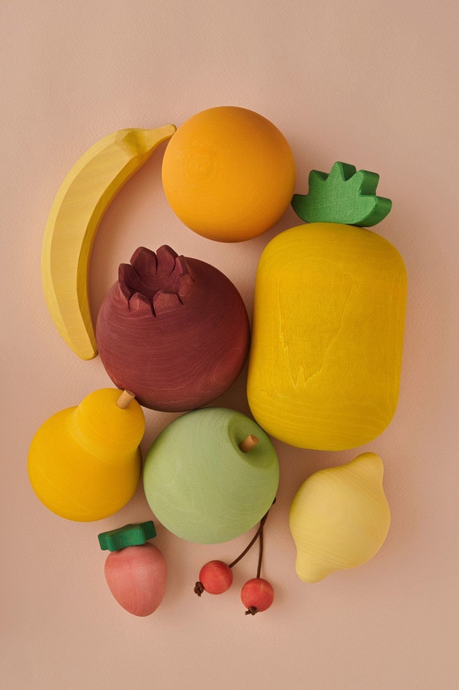 Play & Learn Raduga Grez Wooden Toys | Wooden Fruits Set Vol. 1