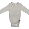 Clothing & Accessories Moumout Bodysuits & Pyjamas | Double Ribbed Cotton Bodysuit | Almond