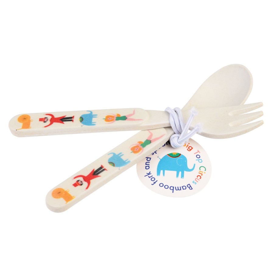 @Home Rex London Cutlery & Straws | Big Top Circus Bamboo Cutlery