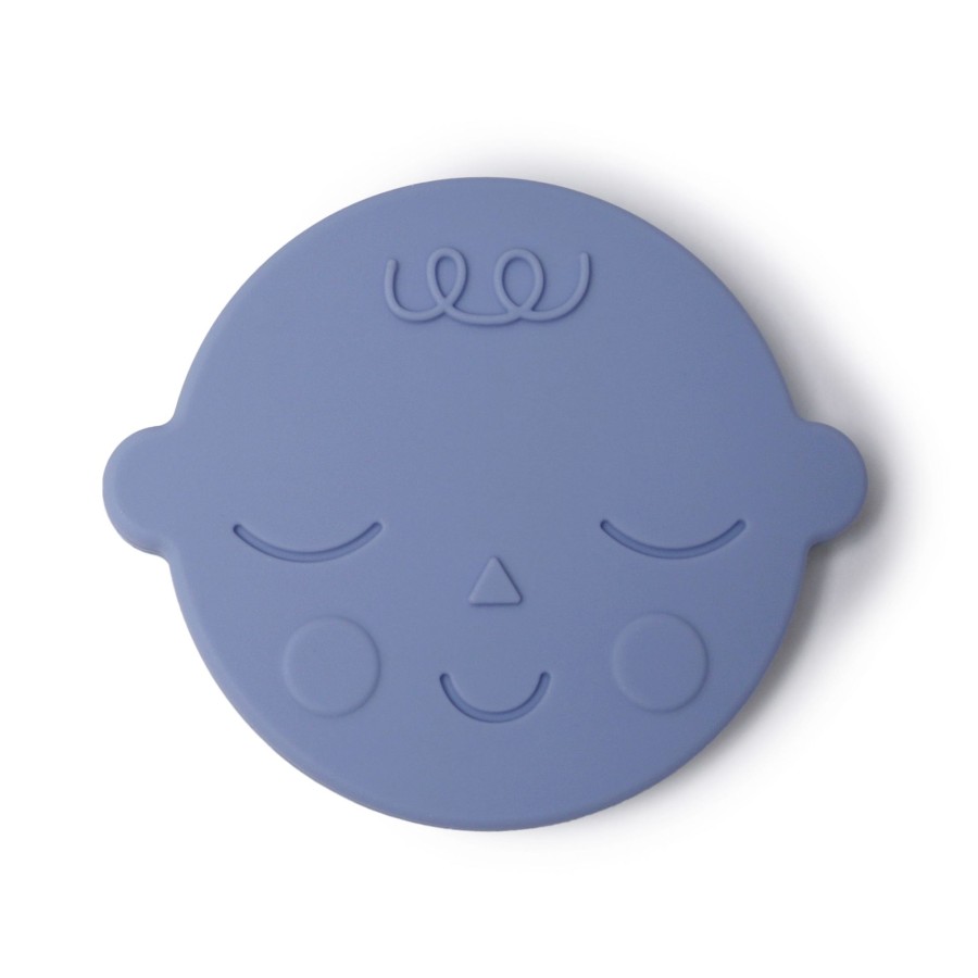 Gifts Mushie Gifts For Newborns | Mushie Teether Face | Blueberry