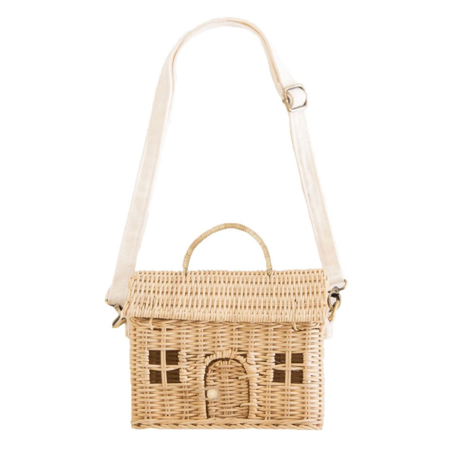 Play & Learn Olli Ella Costume & Dress Up | Olli Ella Rattan Casa Bag | Straw