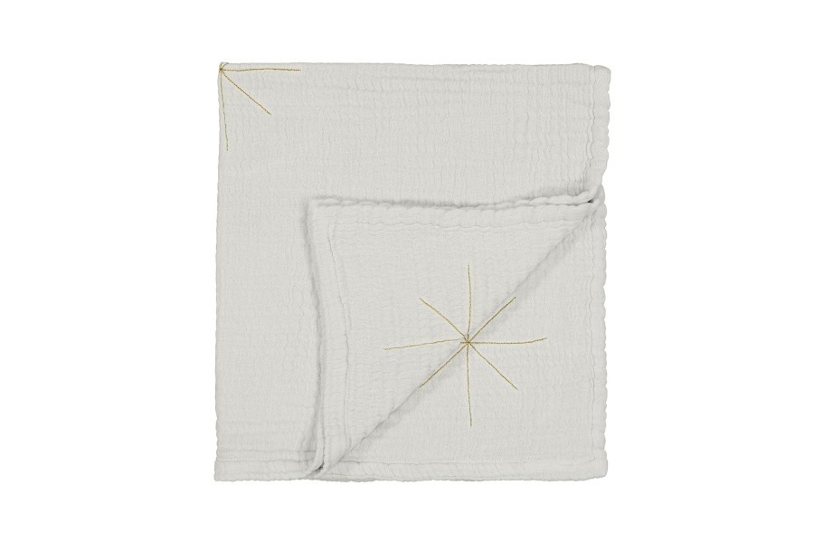 @Home Moumout Sleep | Cotton Gauze Baby Swaddle/Blanket Almond