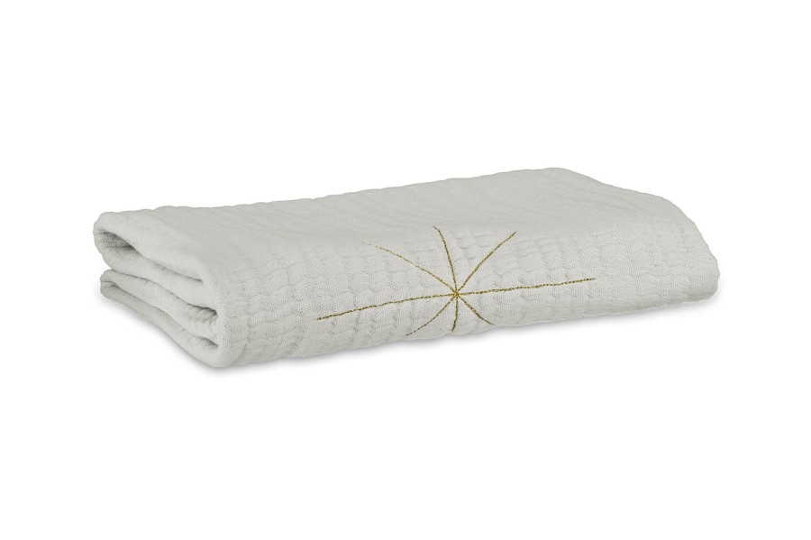 @Home Moumout Sleep | Cotton Gauze Baby Swaddle/Blanket Almond