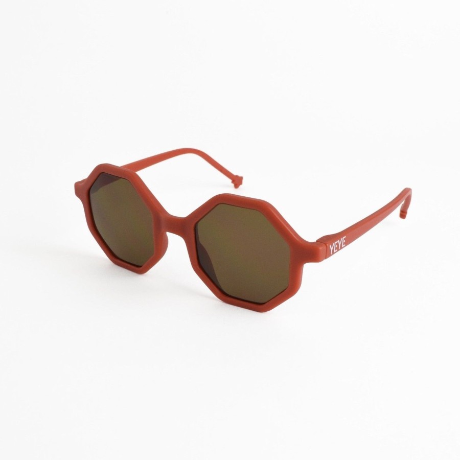 Gifts YEYE Summer Shop | Yeye Children Sunglasses | Terracotta Red