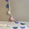 @Home MIKANU Mobiles & Wall Hangings | Mikanu Linen Deco Party Garland 2M | Pastel