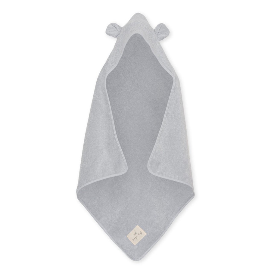 Gifts Konges Slojd Gifts For Newborns | Organic Cotton Bear Terry Towel | Dusty Blue