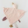 Baby SAGA Copenhagen Comforters | Organic Cotton Goose Cuddle Cloth | Pale Pink