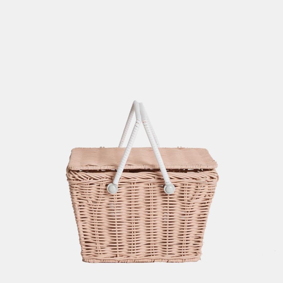 @Home Olli Ella Baskets & Suitcases | Olli Ella Piki Basket | Rose