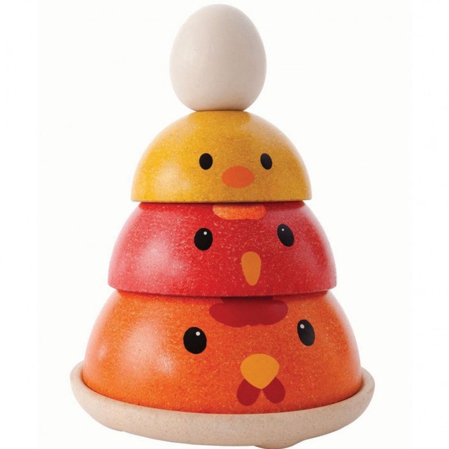 Play & Learn Plan Toys Stacking & Sorting Toys | Chicken Nesting Stacking Toy