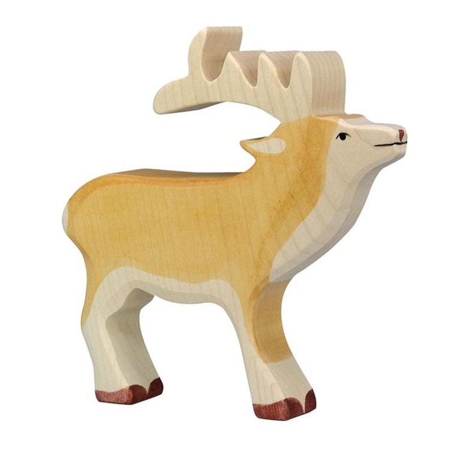 Gifts Holztiger Little Treats | Stag Wooden Figure