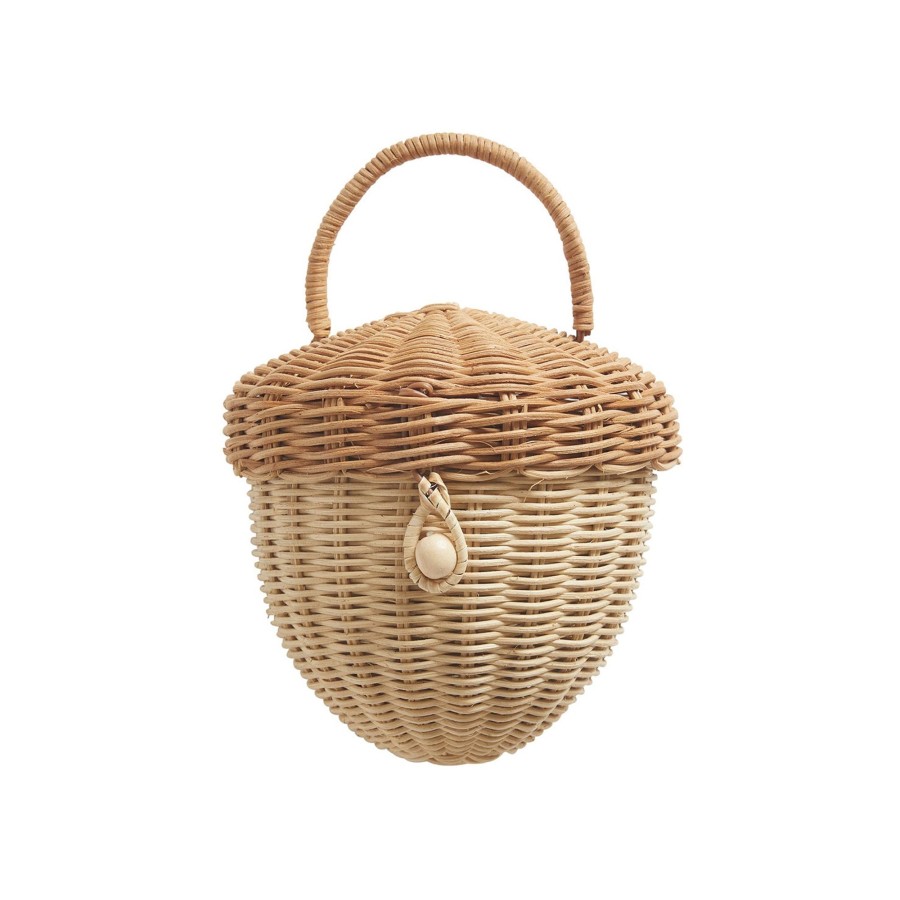 Play & Learn Olli Ella Costume & Dress Up | Olli Ella Rattan Acorn Bag