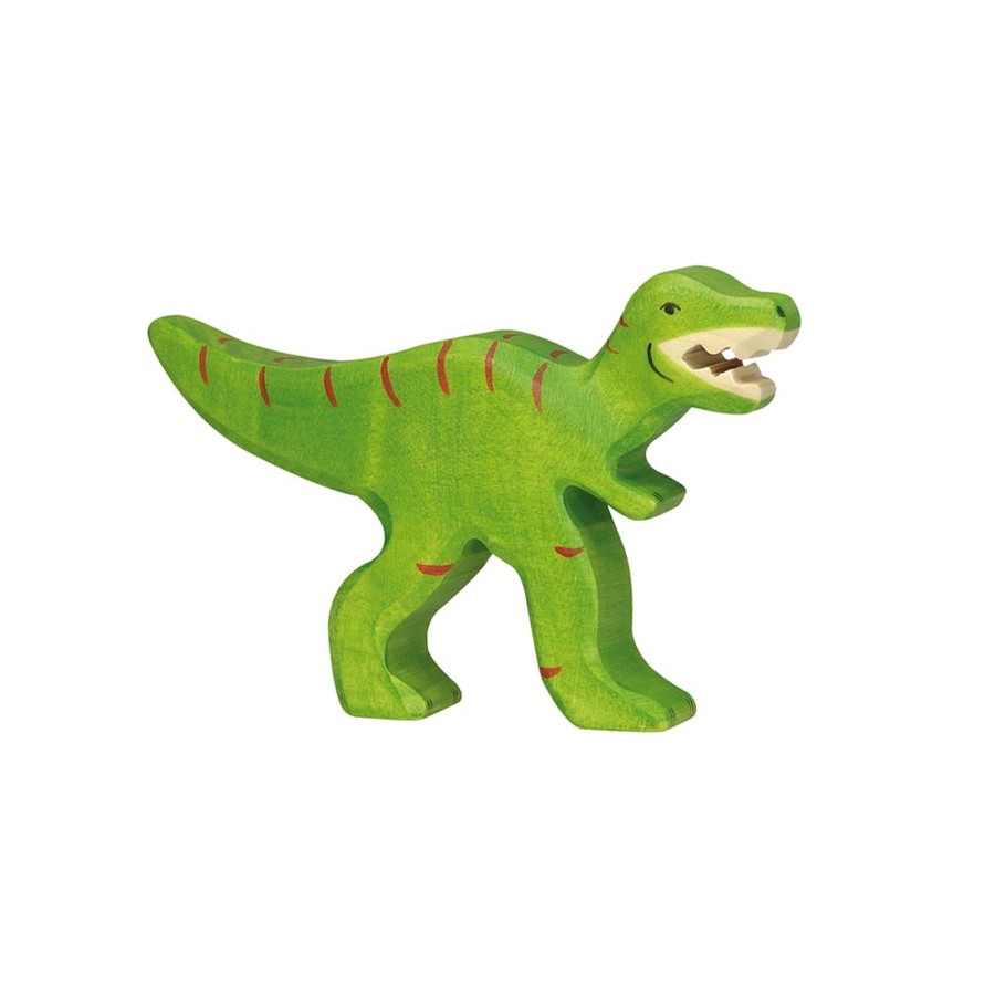 Gifts Holztiger Little Treats | Tyrannosaurus Rex Wooden Figure