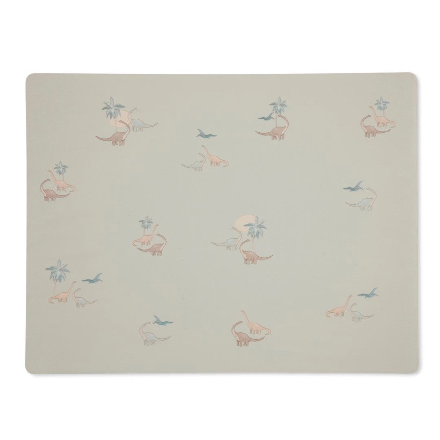 @Home Konges Slojd Trays | 100% Silicone Placemat | Dino