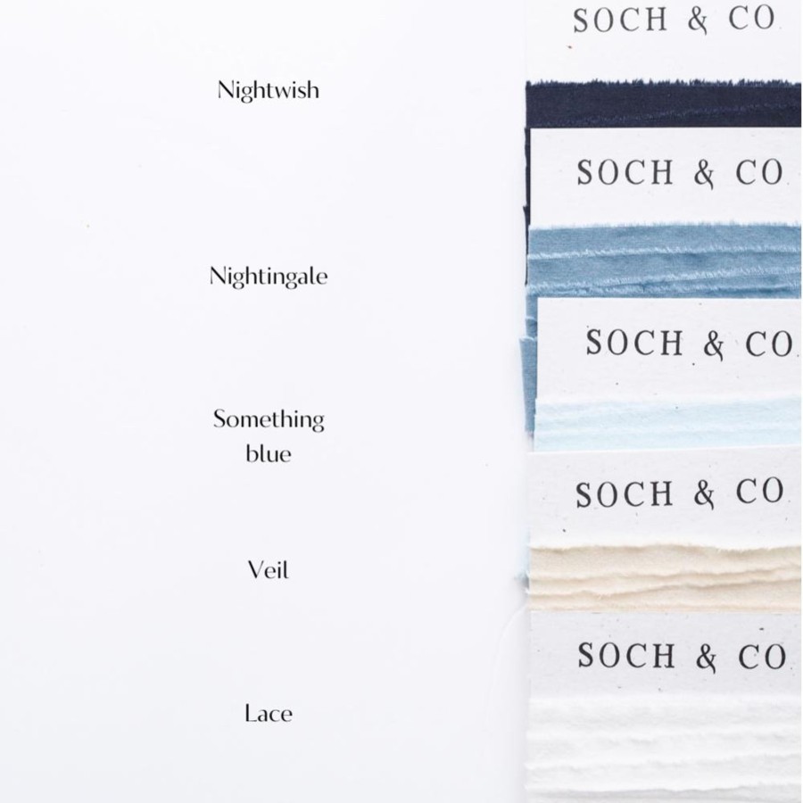 Gifts Soch & Co Gift Wrapping & Accessories | Hand Frayed Ribbon | Lace