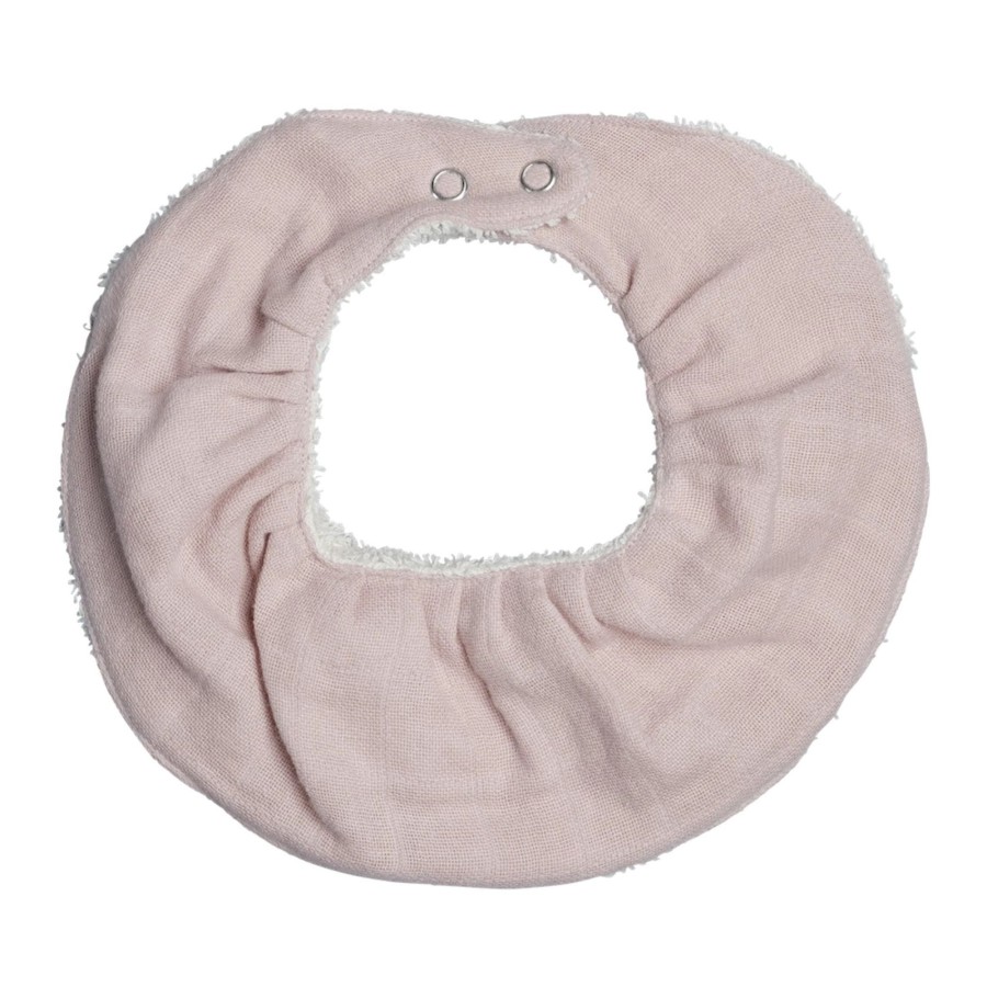 Baby Fabelab Bibs | Organic Cotton Ruffle Bib | Mauve