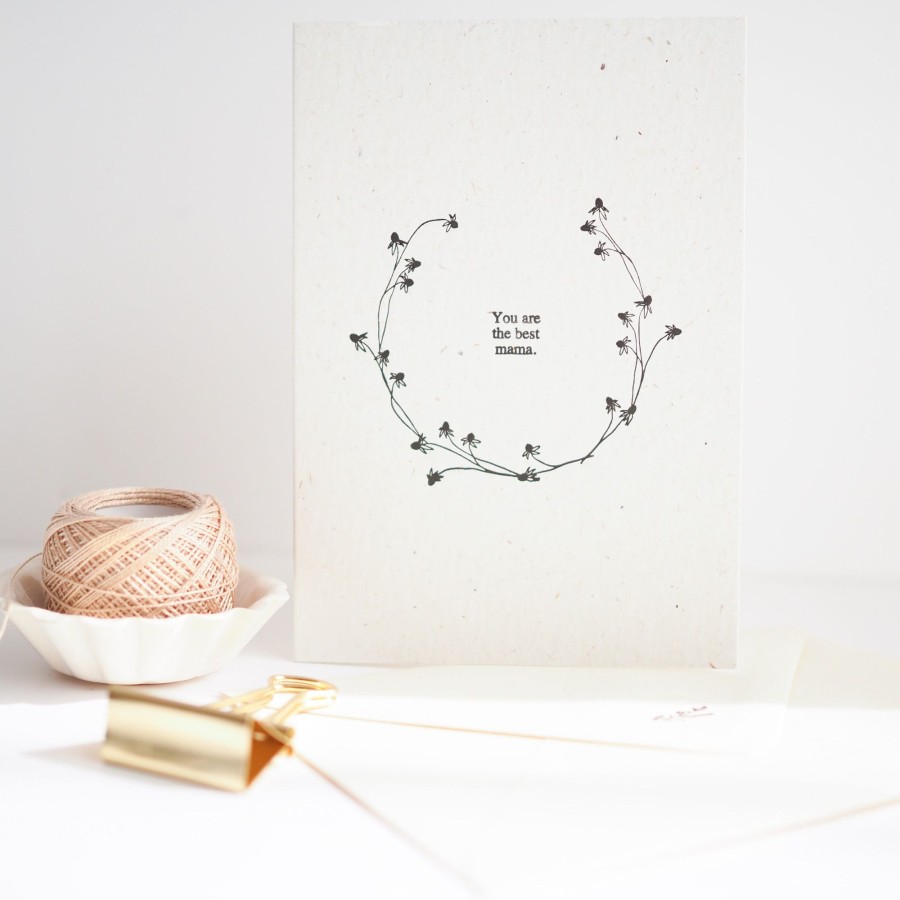 Gifts Soch & Co Eid Gift Shop | Letterpressed Card | You Are The Best Mama