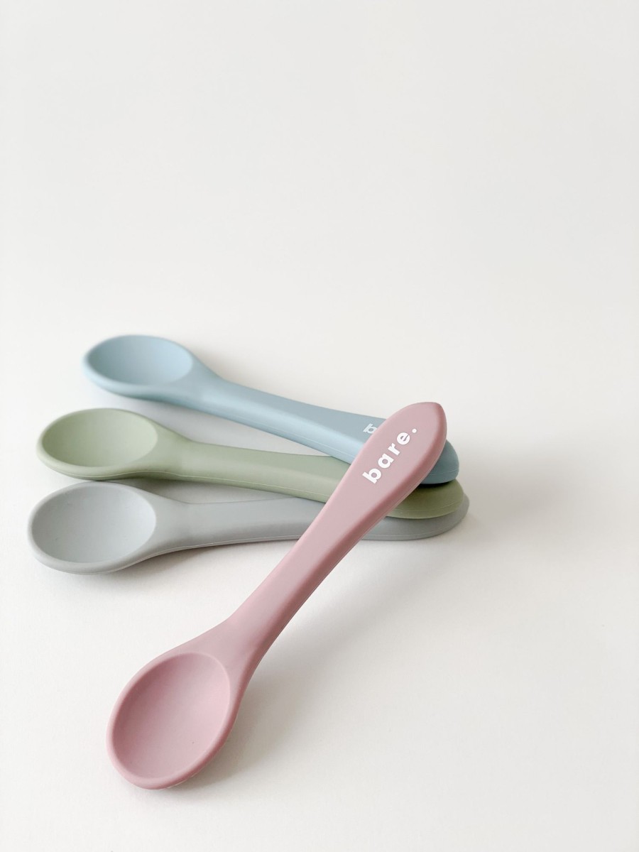 @Home Bare. Cutlery & Straws | Rose Silicone Spoon