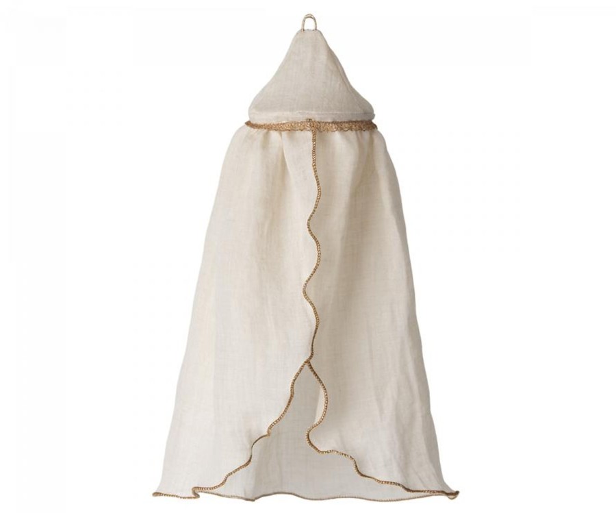 Gifts Maileg Little Treats | Miniature Bed Canopy | Cream