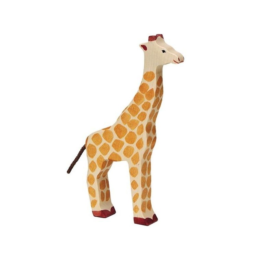 Play & Learn Holztiger Wooden Toys | Giraffe Wooden Figure