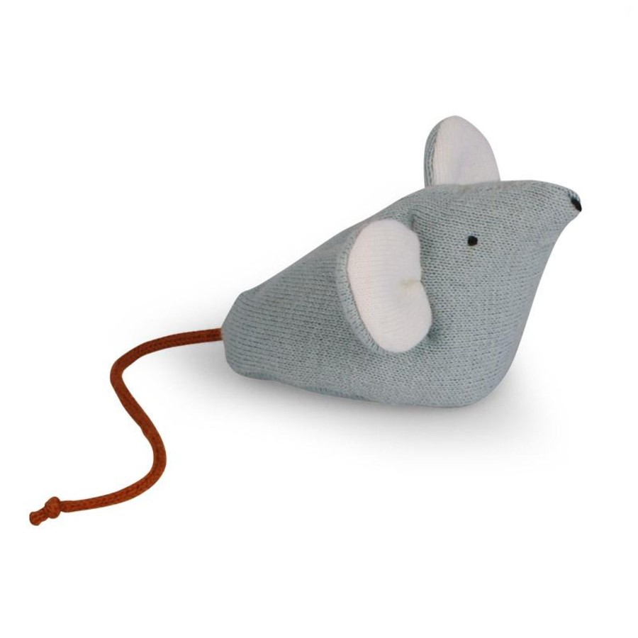 Gifts SAGA Copenhagen Little Treats | Throwing Mouse Mysla In Baby Blue By Saga Copenhagen