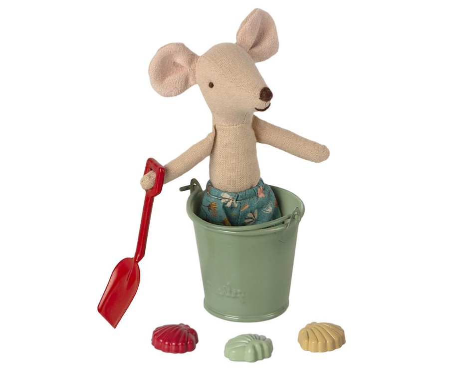 Gifts Maileg Little Treats | Beach Set | Shovel, Bucket & Shells