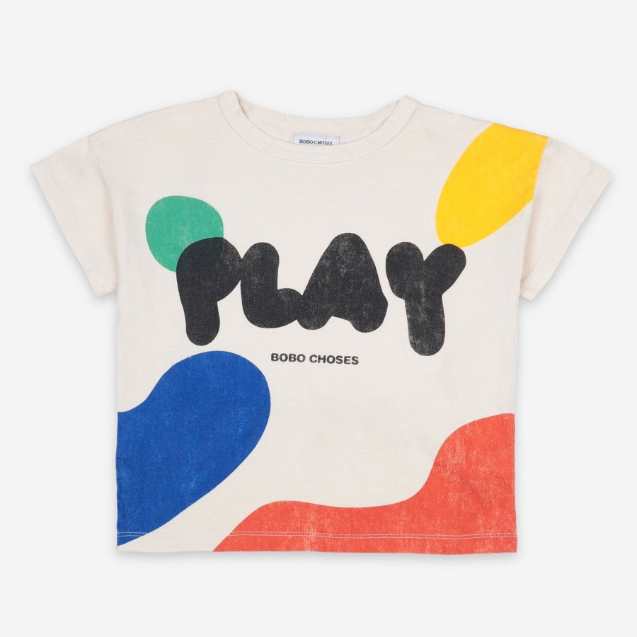 Clothing & Accessories BOBO CHOSES Tops & Bottoms | Play Landscape Organic Cotton Short Sleeve T-Shirt