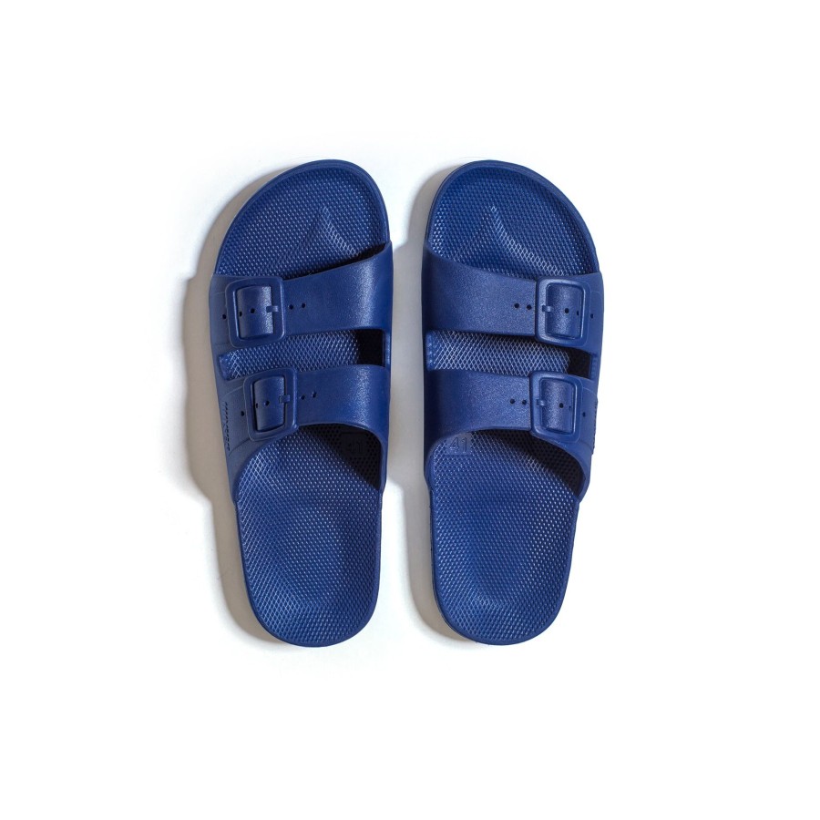 Clothing & Accessories Freedom Moses Swimwear | Freedom Moses Slides Shoes | Navy