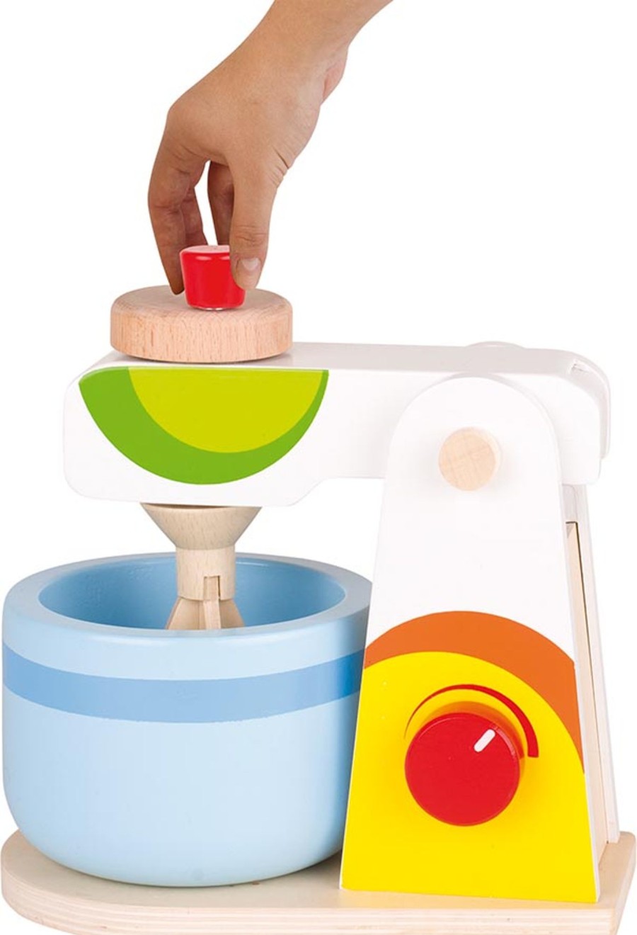 Play & Learn Goki Pretend Play | Wooden Mixer Set By Goki