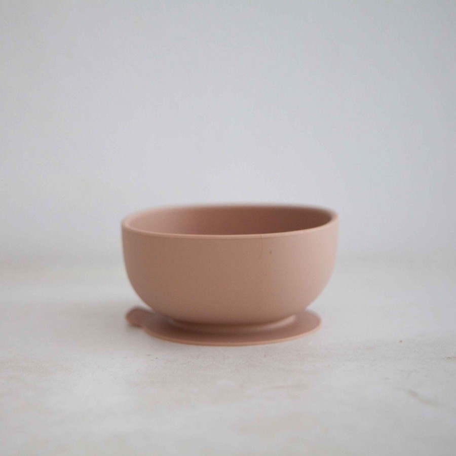 @Home Rommer Plates, Bowls & Cups | Silicone Suction Bowl | Nude