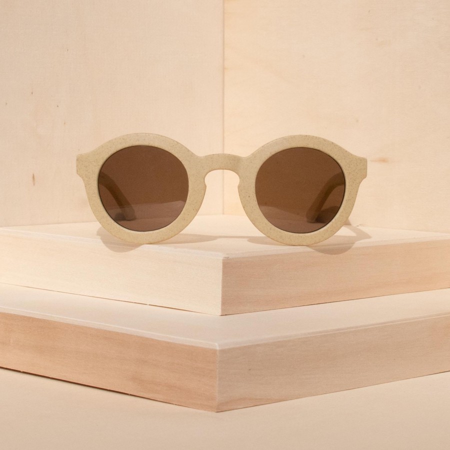 Clothing & Accessories Cream Sunglasses | Cream Children Sunglasses | Lemon