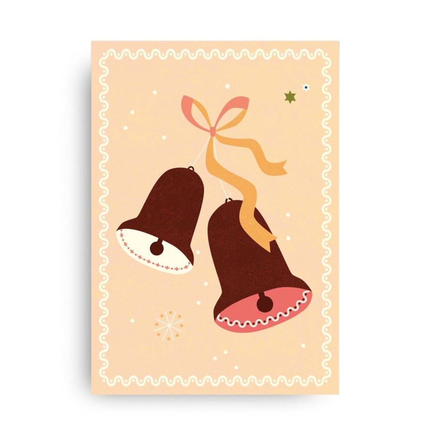 Gifts MONIMARI Eid Gift Shop | Jingle Bells Postcard By Monimari