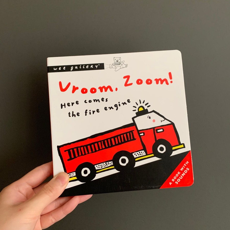 Play & Learn Wee Gallery Early Learning Books | Vroom, Zoom! Here Comes The Fire Engine