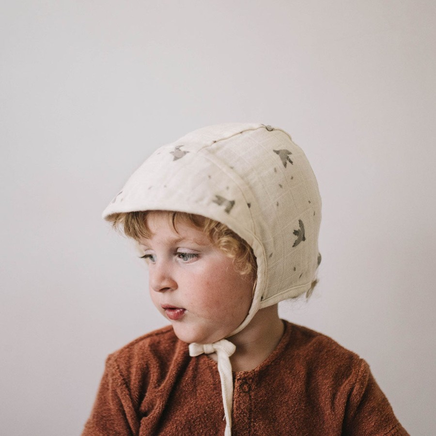 Clothing & Accessories Main Sauvage Bonnets & Hats | Pigeons Wide-Brimmed Bonnet By Main Sauvage