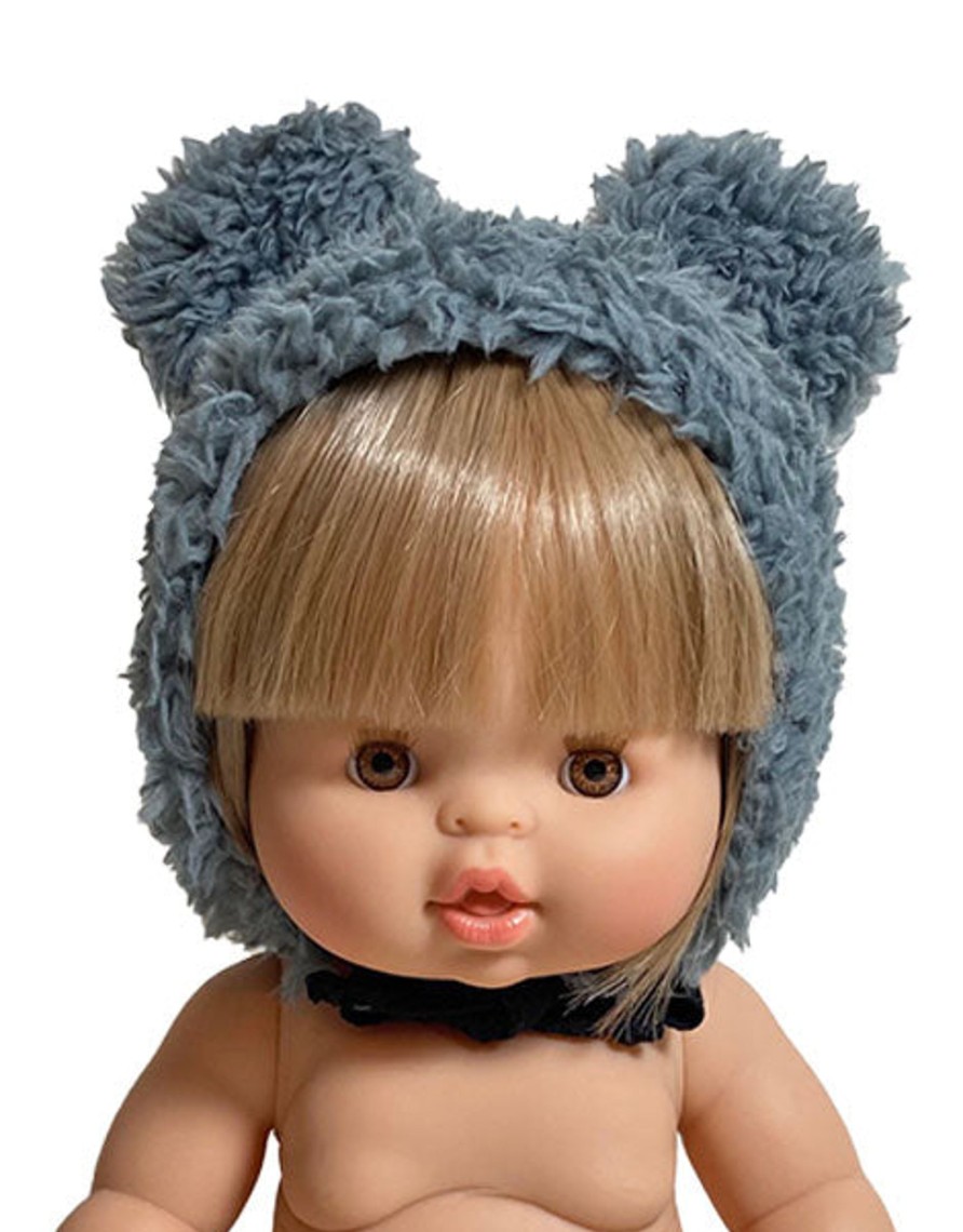 Play & Learn Minikane Dolls & Accessories | Orso Ear Cap | Charcoal Gray For Minikane X Gordis Dolls