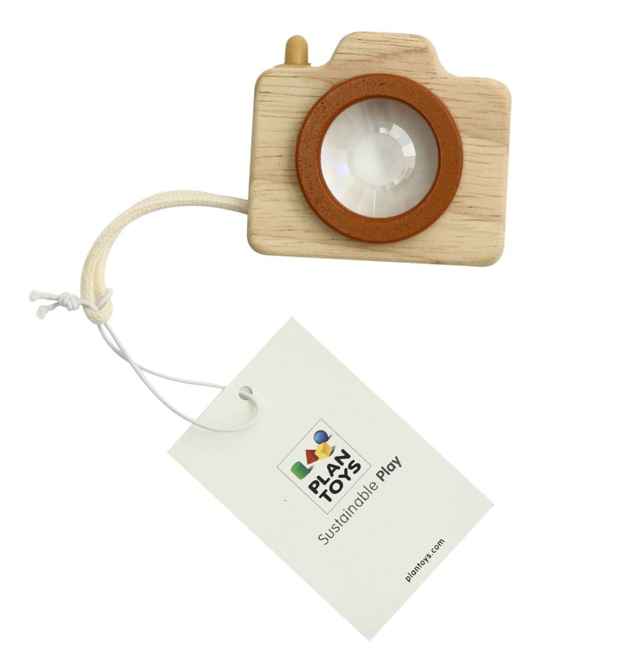 Play & Learn Plan Toys Wooden Toys | Wooden Mini Camera Toy By Plan Toys