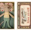 Gifts Maileg Gifts For Newborns | Maileg Little Brother Mouse In Matchbox