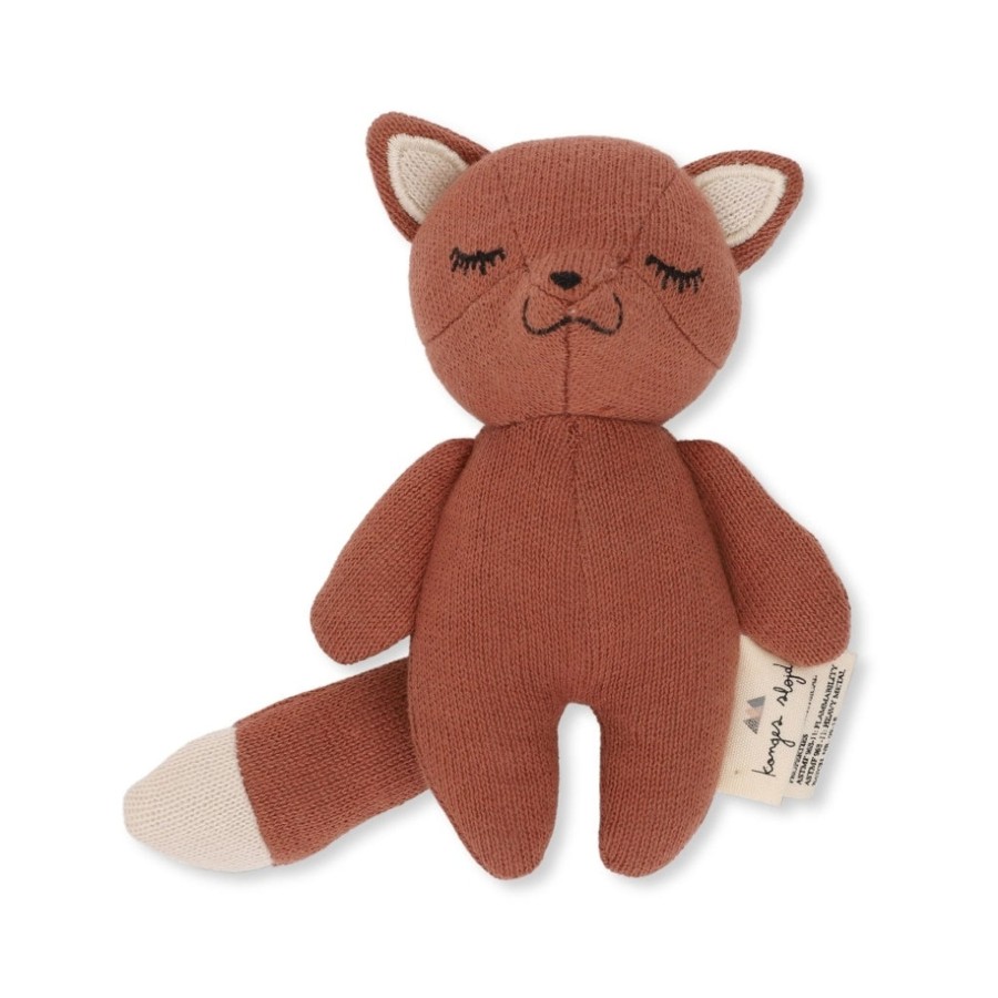 Gifts Konges Slojd Gifts For Newborns | Organic Cotton Mini Fox Rattle