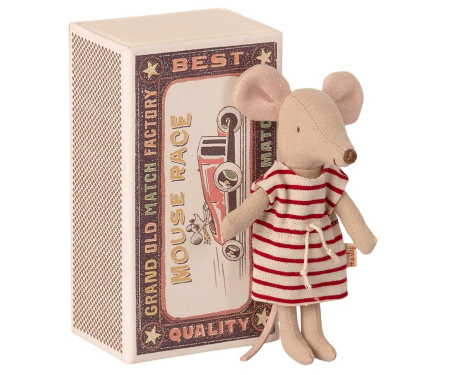 Gifts Maileg Gifts For Newborns | Maileg Big Sister Mouse In Matchbox