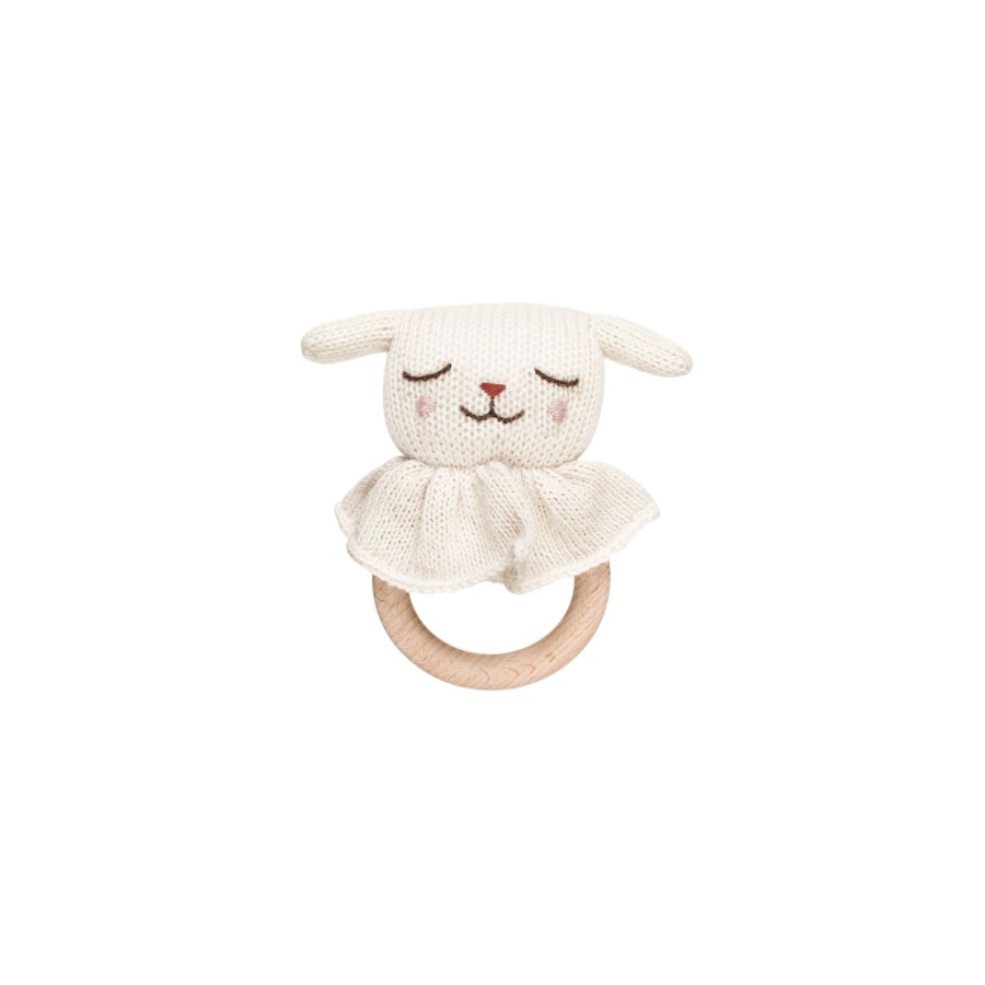 Gifts Main Sauvage Little Treats | Lamb Teething Ring By Main Sauvage