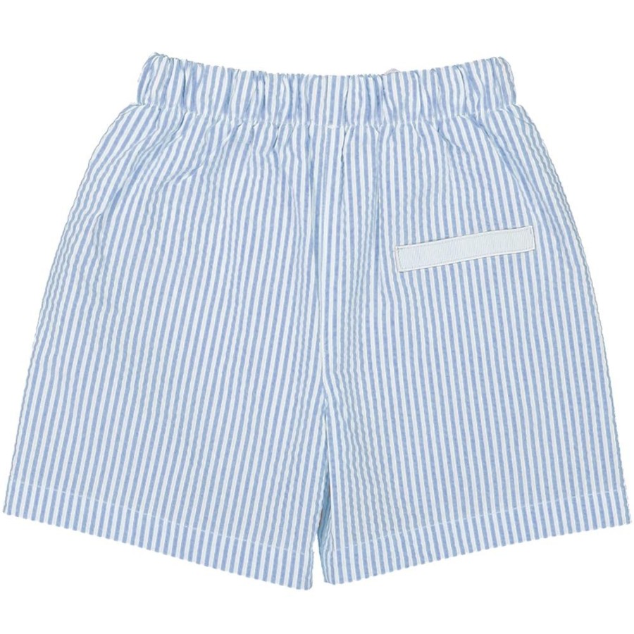 Gifts Canopea Summer Shop | Biarritz Seersucker Swim Shorts | Slate