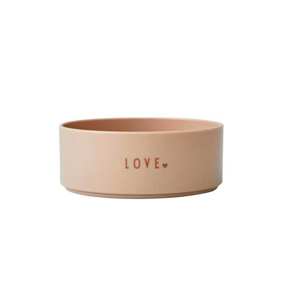 @Home Design Letters Valentines | Mini Favourite Bowl (Tritan) | Beige Love