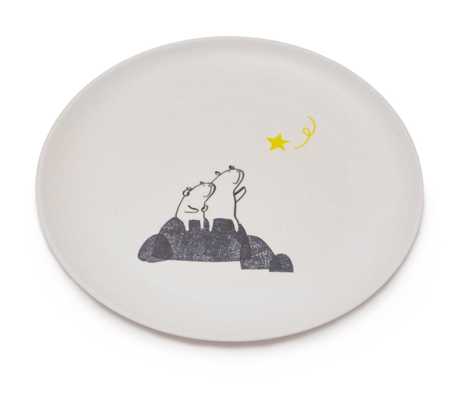 Gifts Fable Eid Gift Shop | Bamboo Plate | Bears Wishing On A Star