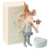 @Home Maileg Tooth Boxes | Maileg Big Brother Tooth Fairy Mouse In Matchbox