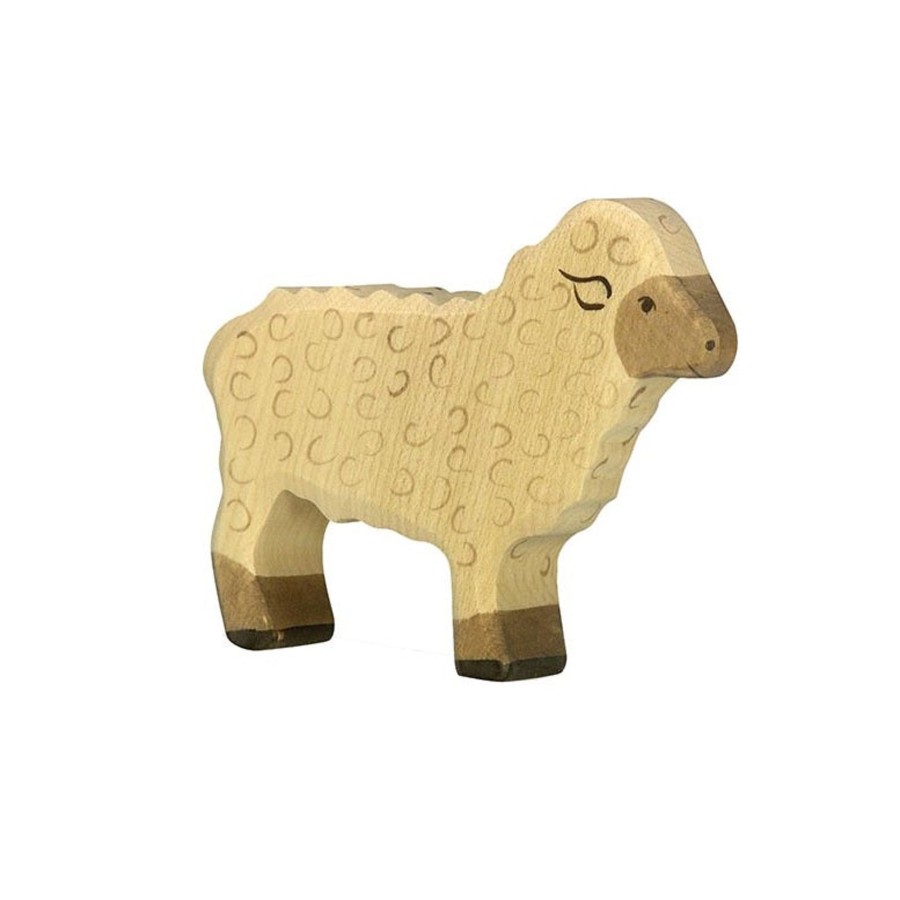 Gifts Holztiger Little Treats | Standing Sheep Wooden Figure