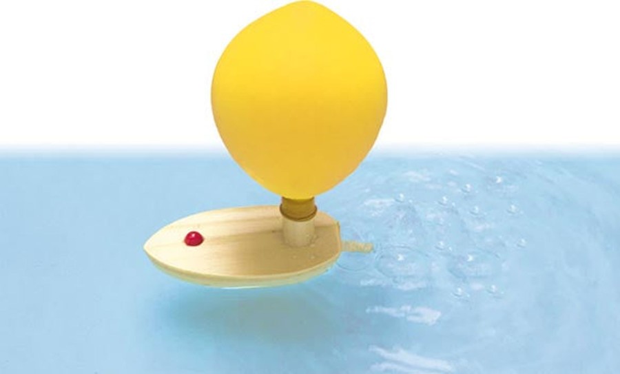 Play & Learn Goki Wooden Toys | Balloon Boat