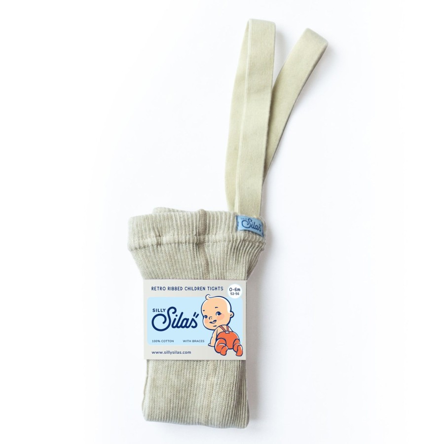 Clothing & Accessories Silly Silas Socks, Booties & Tights | Footed Tights Cream Blend