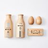 Play & Learn Milton & Goose Wooden Toys | Dairy Play Food Set