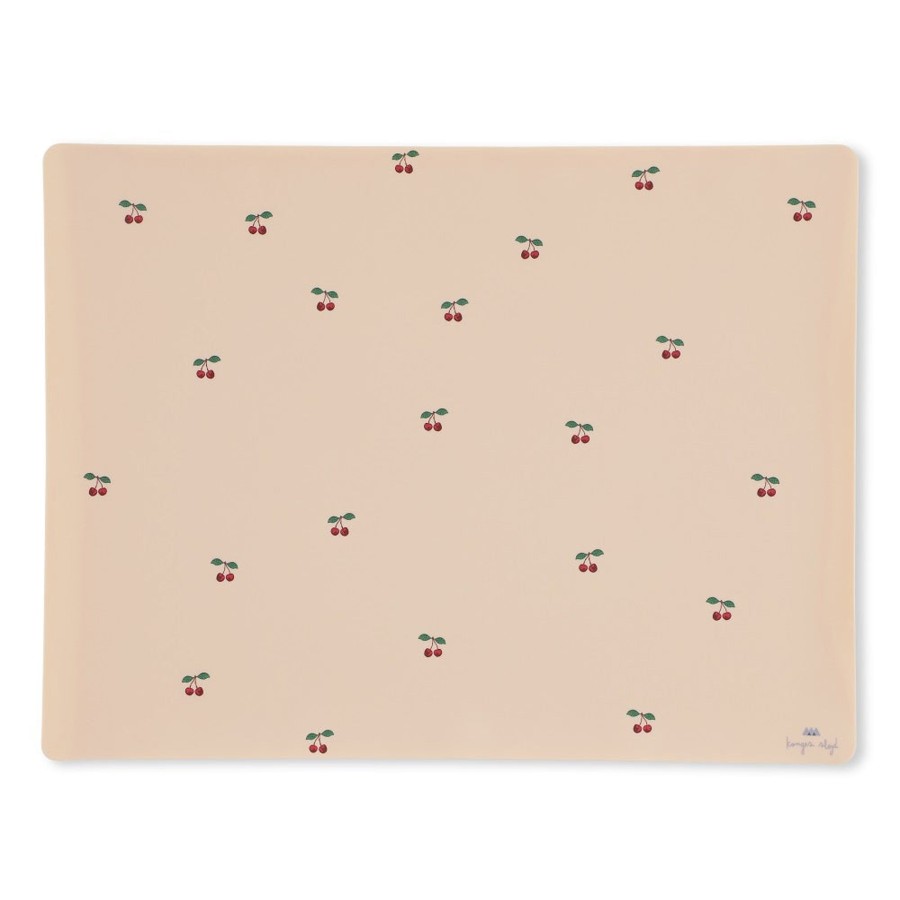 @Home Konges Slojd Valentines | 100% Silicone Placemat | Cherry