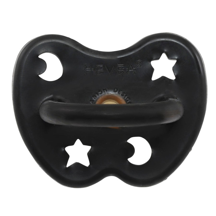 Baby Hevea Pacifiers, Clips & Teethers | Colourful Pacifier 3-36 Mth - Orthodontic In Outer Space Black