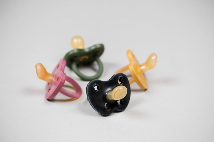 Baby Hevea Pacifiers, Clips & Teethers | Colourful Pacifier 3-36 Mth - Orthodontic In Outer Space Black